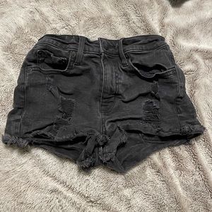 Black Aeropostale jean shorts